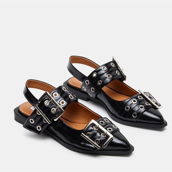 Steve Madden Shoes - Graya Black Patent - Steven Madden